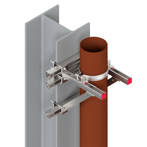 Хомут составной для сверхвысоких нагрузок P-ХНD. Хомут составной для сверхвысоких нагрузок P-ХНD